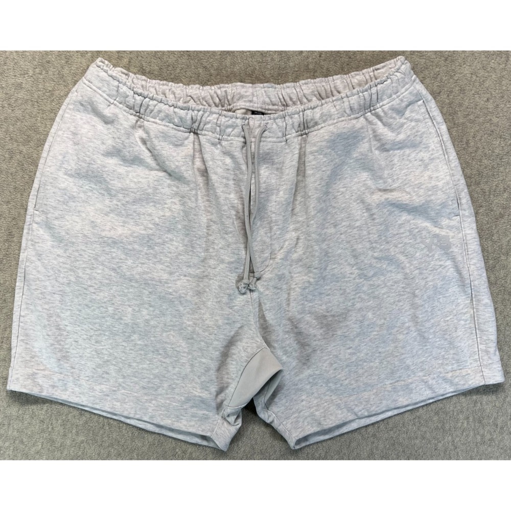 Adidas Y-3 Yohji‎ Yamamoto Mens French Terry Shorts Gray Heather Streetwear 2XL